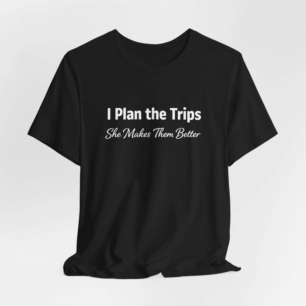 Funny Travel Couple Shirt Vacation Matching Tee Husband Wife Trip Shirt Gift 0