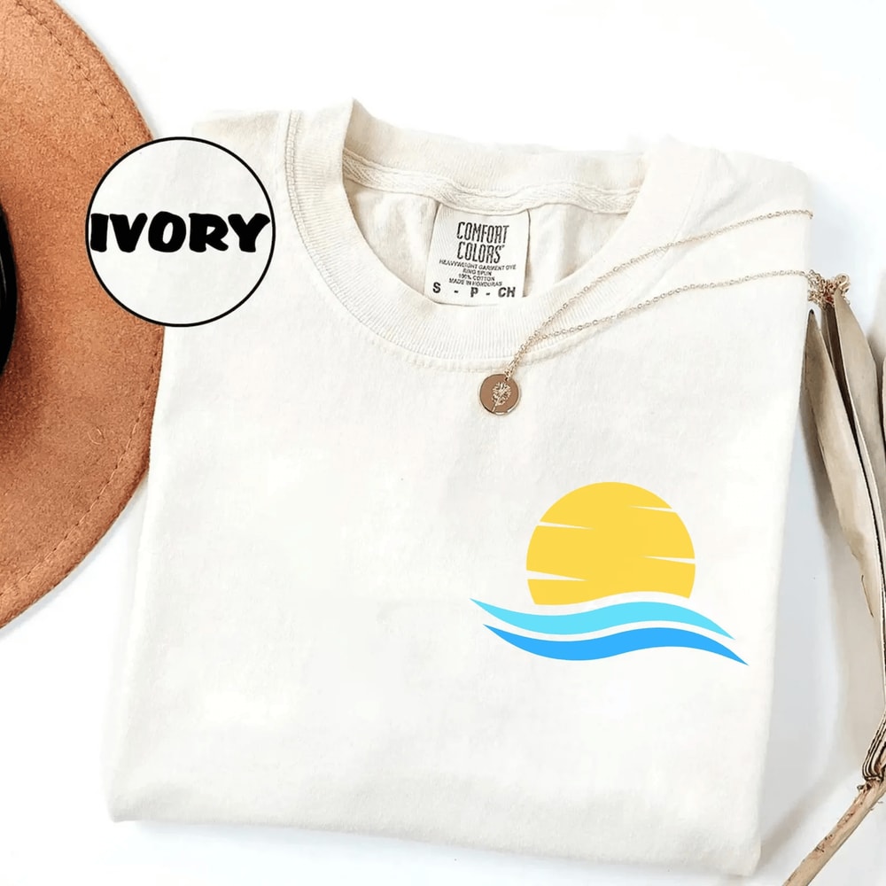 Comfort Colors Summer Shirt Cute Beach Vacation Tee Women Travel Shirt 1