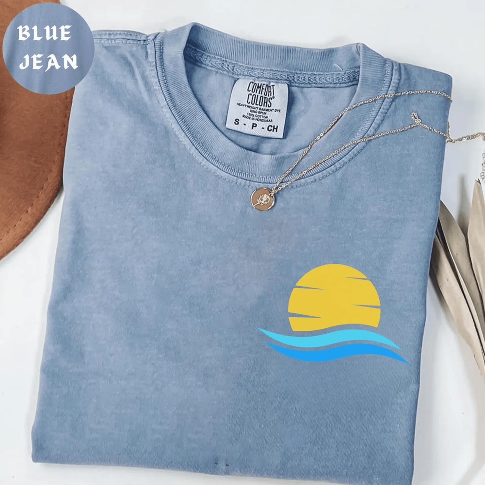 Comfort Colors Summer Shirt Cute Beach Vacation Tee Women Travel Shirt 3
