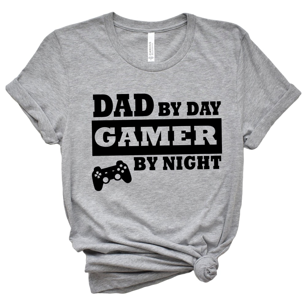 Dad By Day Gamer By Night ShirtGift For Grandpa ShirtNew Dad ShirtDad ShirtDaddy ShirtFathers Day S 2