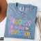 Progress Over Perfection Teacher Shirt Inspirational Comfort Colors Back To School Tee 3