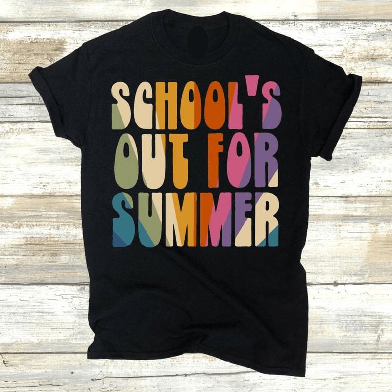 Schools Out For Summer Teacher Shirt Last Day Of School Summer Break Tee 2
