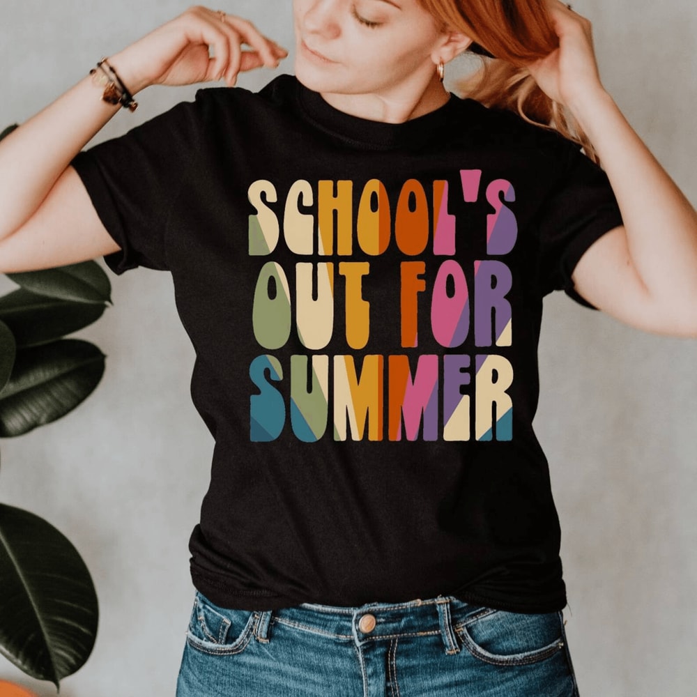 Schools Out For Summer Teacher Shirt Last Day Of School Summer Break Tee 3