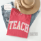 Checkered Teach Shirt Comfort Colors Retro Teacher Back To School Appreciation Tee 0