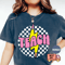 Retro Checkered Teach Shirt Comfort Colors Back To School Teacher Appreciation Tee 0