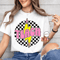 Retro Checkered Teach Shirt Comfort Colors Back To School Teacher Appreciation Tee 2