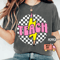 Retro Checkered Teach Shirt Comfort Colors Back To School Teacher Appreciation Tee 1