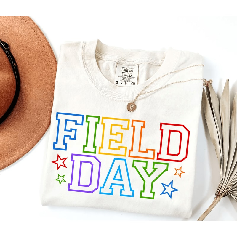 Field Day Teacher Shirt Comfort Colors Funny Teacher Life School Event Tee 2