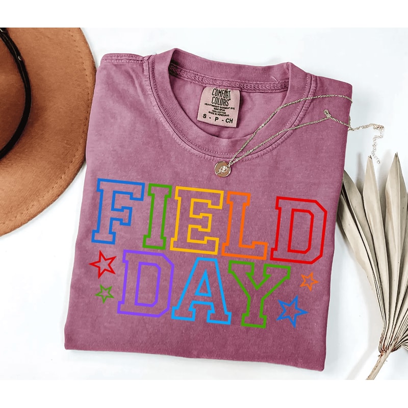 Field Day Teacher Shirt Comfort Colors Funny Teacher Life School Event Tee 1