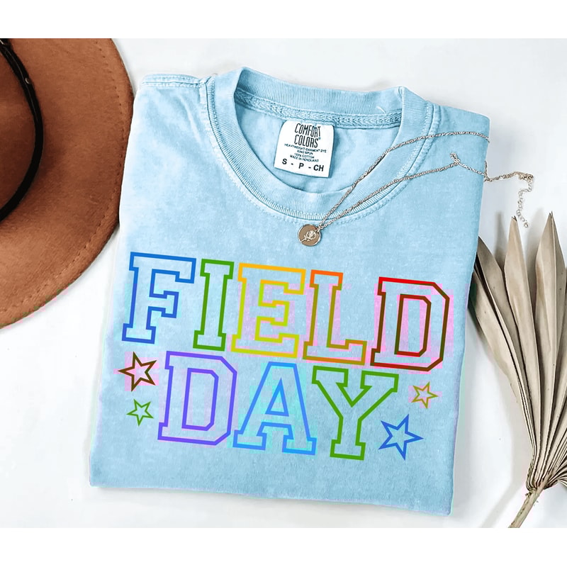Field Day Teacher Shirt Comfort Colors Funny Teacher Life School Event Tee 0