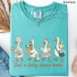 just a string cheese mama era mama comfort colors shirt, mother's day gift, trendy motherhood graphic tee, funny silly g