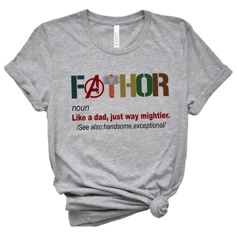 Fathor ShirtNew Dad ShirtDad ShirtDaddy ShirtFathers Day ShirtBest Dad ShirtGift For DadDaddy Hero 2