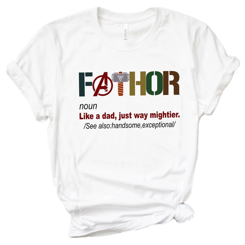 Fathor ShirtNew Dad ShirtDad ShirtDaddy ShirtFathers Day ShirtBest Dad ShirtGift For DadDaddy Hero 3
