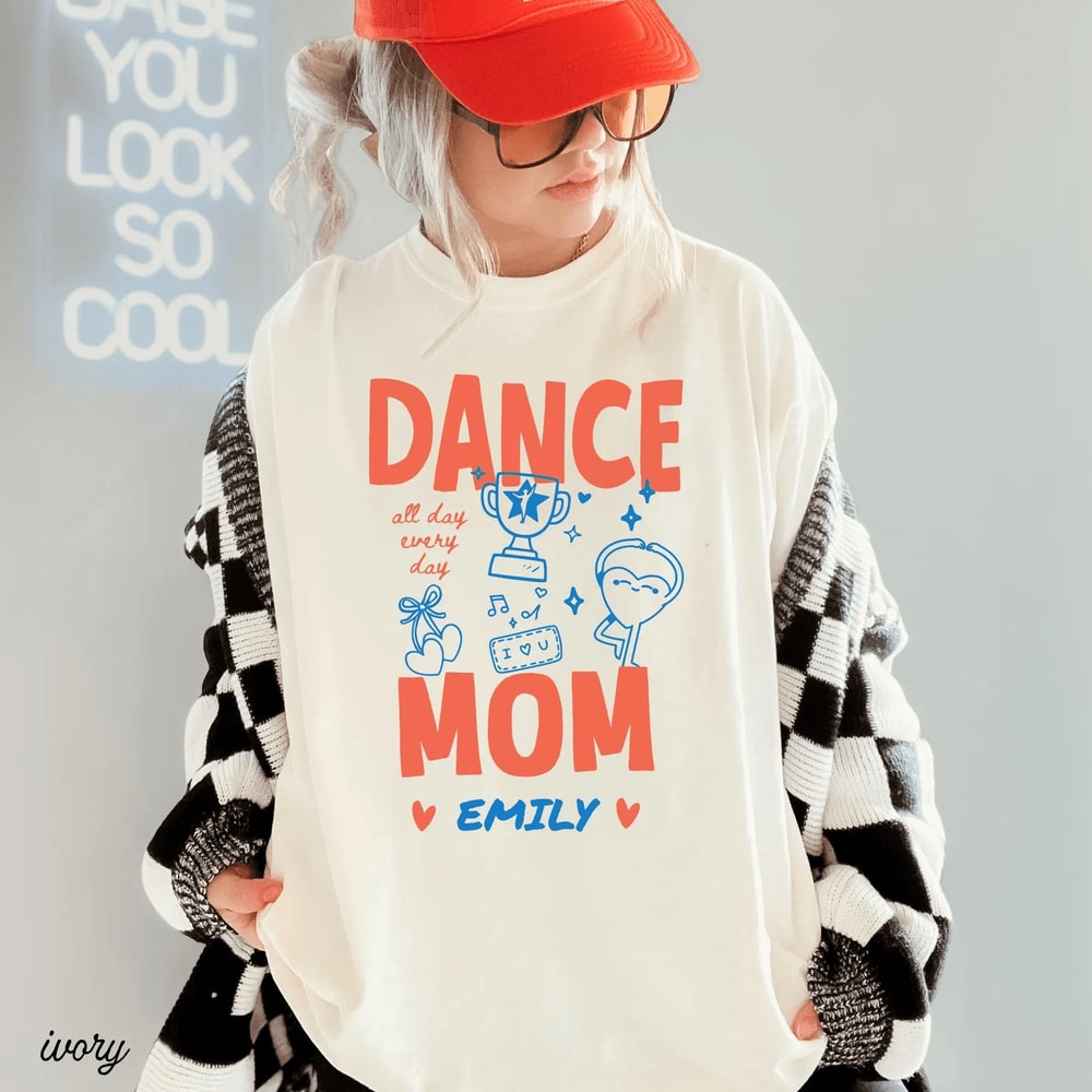 Comfort Colors Dance Mom Shirt Classic Dance Mama Tee Competition Gift 1