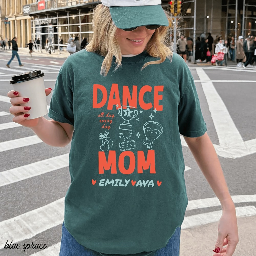 Comfort Colors Dance Mom Shirt Classic Dance Mama Tee Competition Gift 0