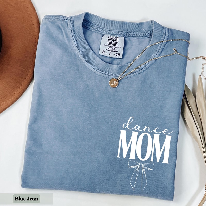 Dance Mom Shirt Bow Shirt Dance Mom Tee Ballet Mom Gift Personalized Ballet Shirt Dance Mama Gift F 1