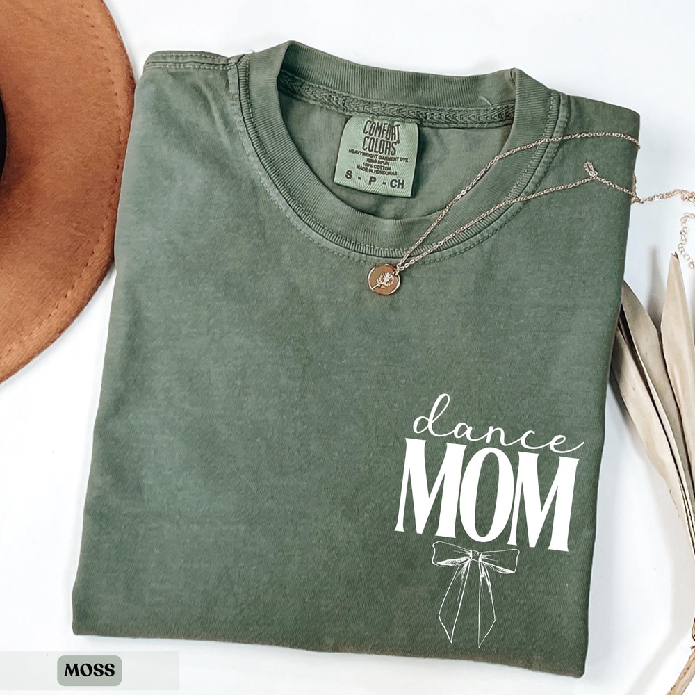 Dance Mom Shirt Bow Shirt Dance Mom Tee Ballet Mom Gift Personalized Ballet Shirt Dance Mama Gift F 4