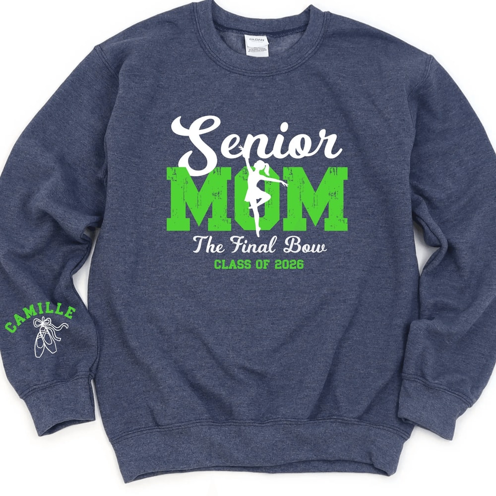 Senior Dance Mom Shirt Personalized Sweatshirt Custom Name Dance Mom Gift 2