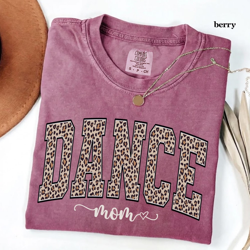 Personalized Dance Mama Shirt Custom Name Graphic Tee Cute Dance Mom TShirt 2