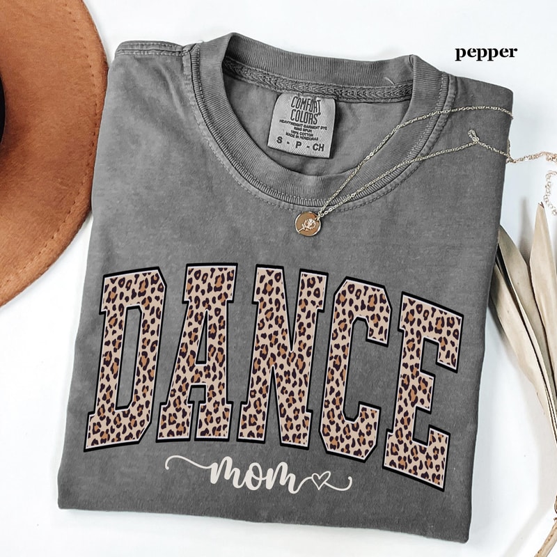 Personalized Dance Mama Shirt Custom Name Graphic Tee Cute Dance Mom TShirt 3