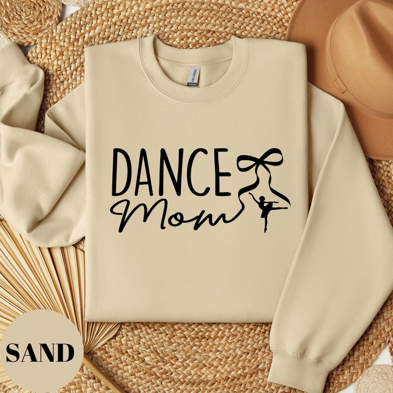 Dance Mom Shirt Ballet Dancer Mama Sweatshirt Dance Competition Gift For Mom 3