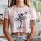 Ballerina Line Art Shirt Minimalist Ballet Dancer Graphic Tee Aesthetic Dance TShirt 1