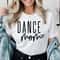 Dance Mom Shirt Cute Script Graphic Tee Casual Recital Mom TShirt Everyday Wear 3