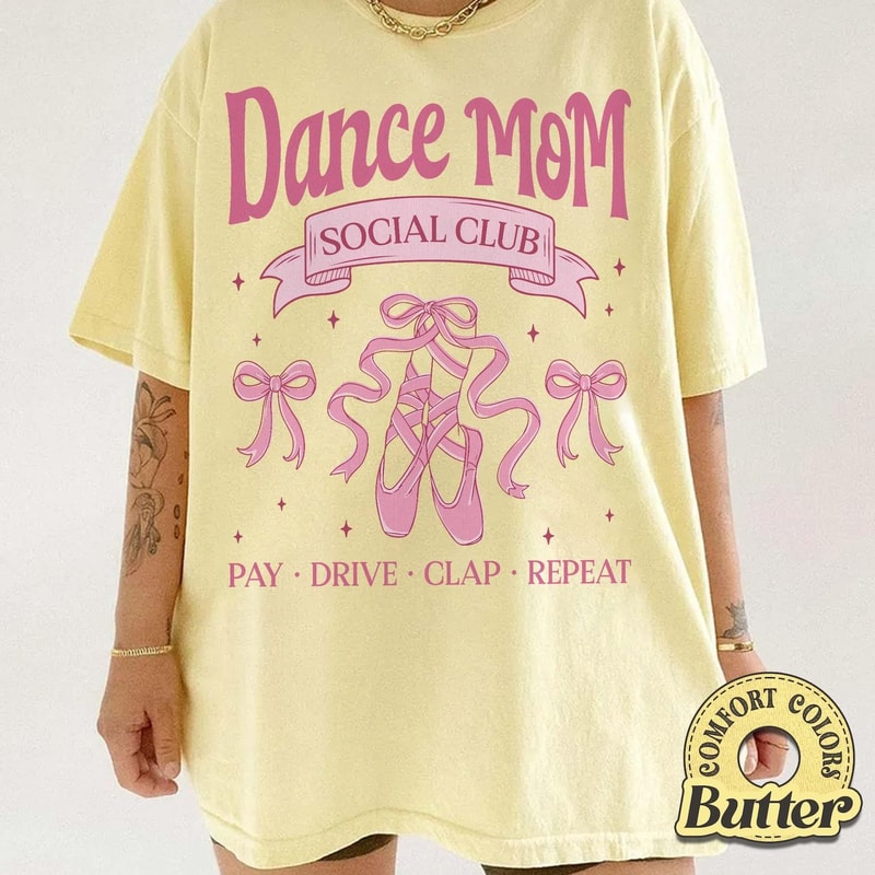 Dance Mom Social Club Coquette Bow TShirt