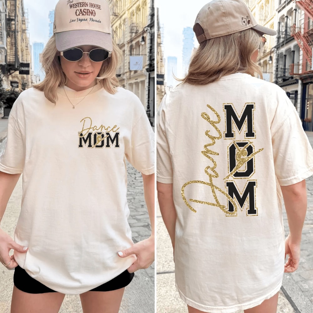 Comfort Colors Leopard Dance Mom Shirt Trendy Ballet Mom Gift Tee 3