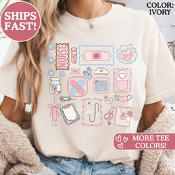 comfort colors nurse shirt registered nurse graduation gift nursing tee