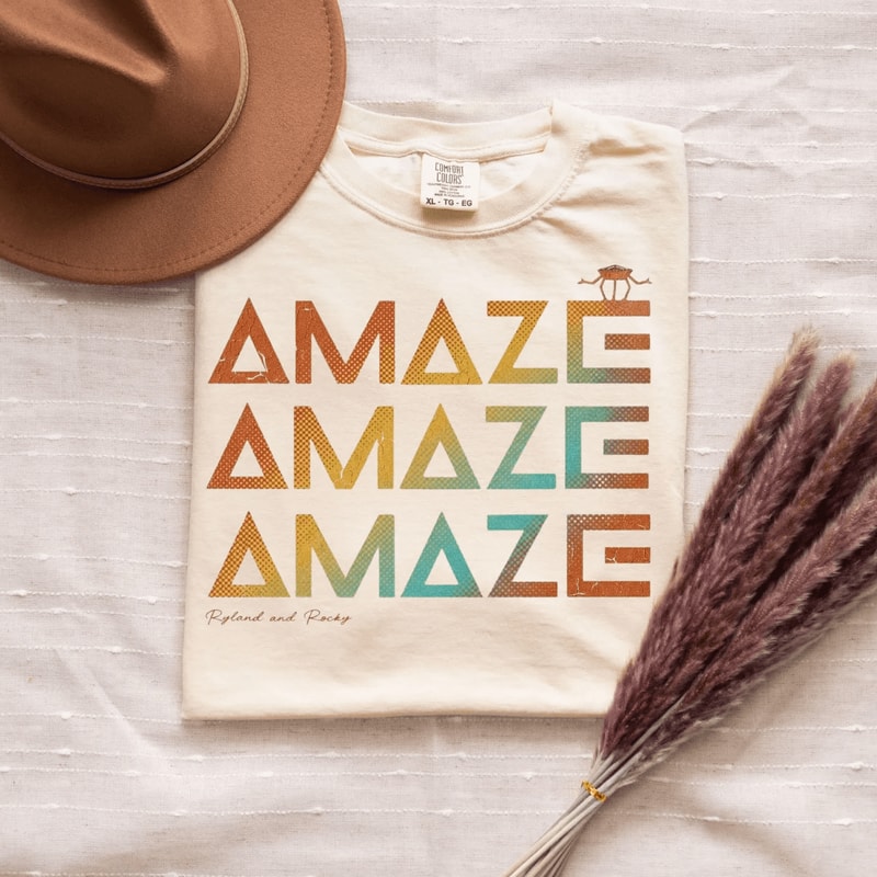 Amaze Amaze Amaze Shirt Funny Space Science Humor Geek Graphic Tee 0