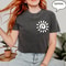 Sun Graphic Shirt Minimalist Boho Tee Aesthetic Summer TShirt Casual Womens Top 3