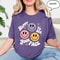 Happy To See Your Face Shirt Smiley Graphic Tee Cute Retro Aesthetic TShirt Casual Womens Top 3