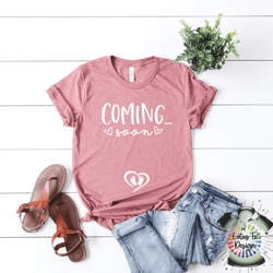 coming soon pregnancy announcement shirt cute baby reveal tee mom to be gift