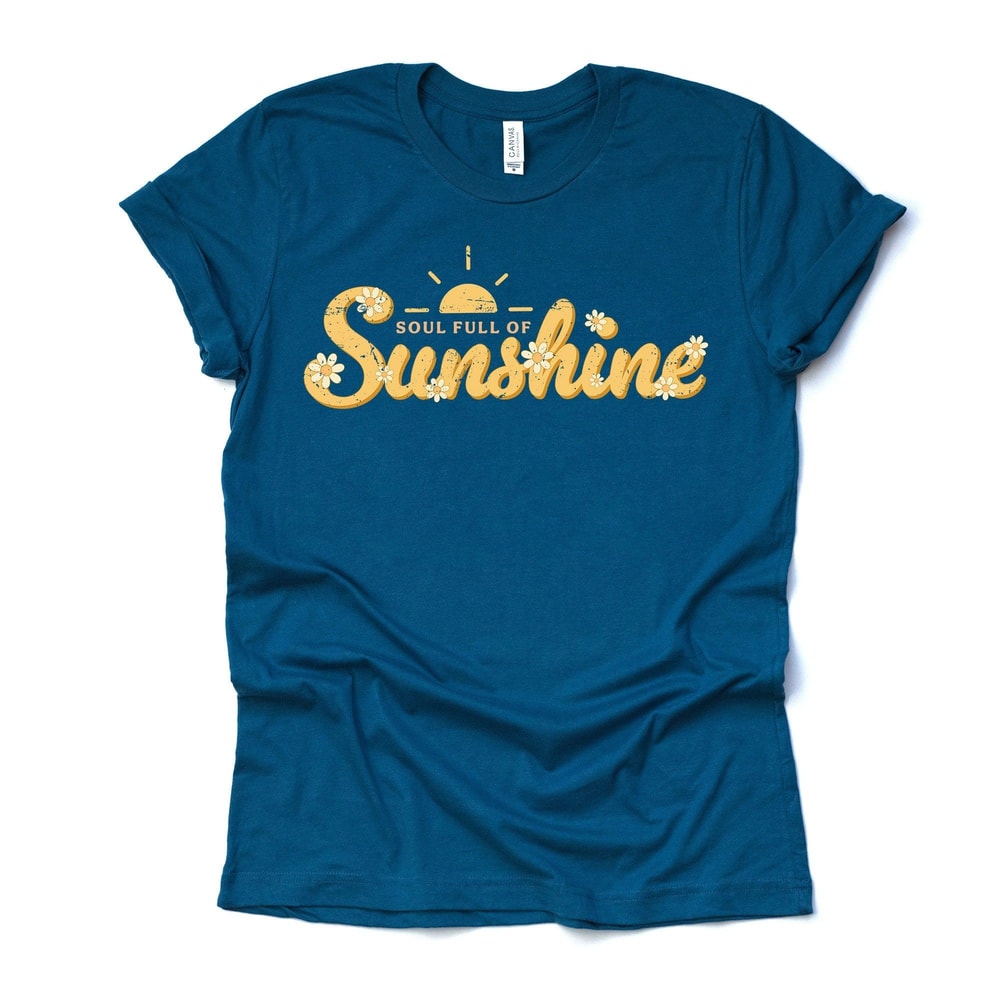 Soul Full Of Sunshine Tee Retro Christian Unisex Shirt 5