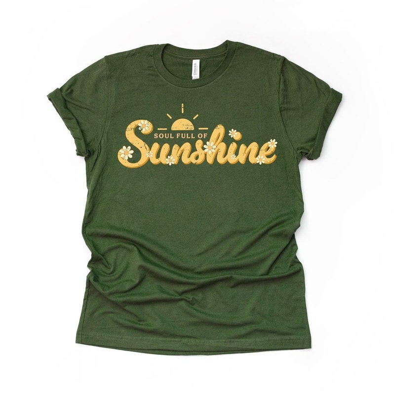 Soul Full Of Sunshine Tee Retro Christian Unisex Shirt 6