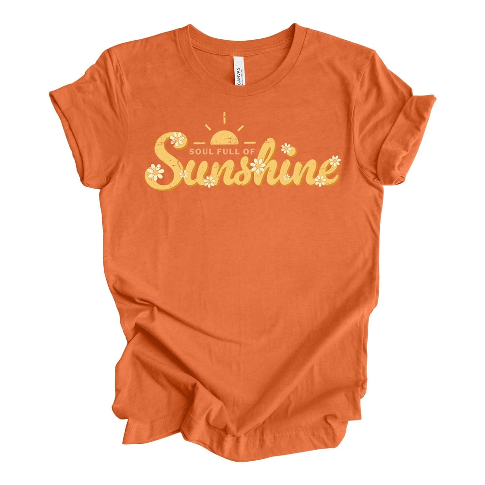Soul Full Of Sunshine Tee Retro Christian Unisex Shirt 2