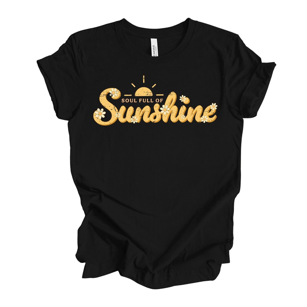 Soul Full Of Sunshine Tee Retro Christian Unisex Shirt 1