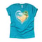 HeartShaped Ocean Beach Shirt Palm Tree Vacation Tee 4