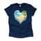 HeartShaped Ocean Beach Shirt Palm Tree Vacation Tee 5