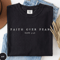 Faith Over Fear Shirt Comfort Colors Christian Minimalist Bible Verse Tee 2