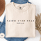 Faith Over Fear Shirt Comfort Colors Christian Minimalist Bible Verse Tee 0