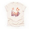 Butterfly Tee Orange Maroon Floral Design Unisex Bella Canvas Shirt 2