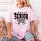 Class Of 2026 Senior Shirt Checkered Bow Graphic Tee Trendy Graduation TShirt Casual Womens Top 1