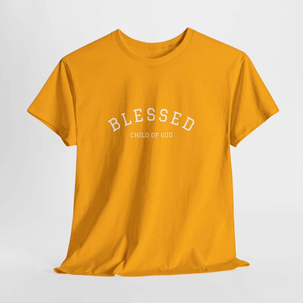 Blessed Child Of God Shirt Christian Faith Tee Inspirational Religious Gift 1