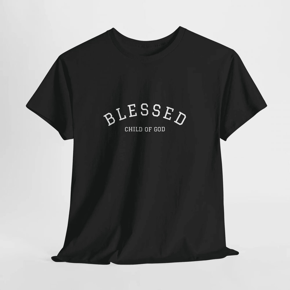 Blessed Child Of God Shirt Christian Faith Tee Inspirational Religious Gift 5