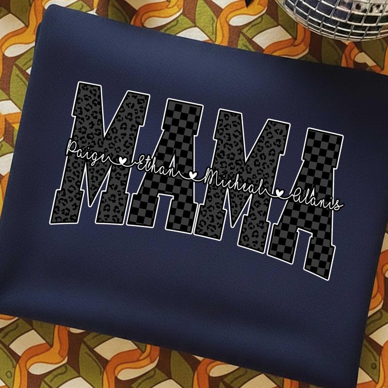 Mimi Shirt Personalized Grandma Names Graphic Tee Custom Mimi TShirt Cute Family Top 1