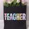 Teacher Sweatshirt Floral Graphic Crewneck Cute Teacher Pullover Cozy Classroom Outfit 1