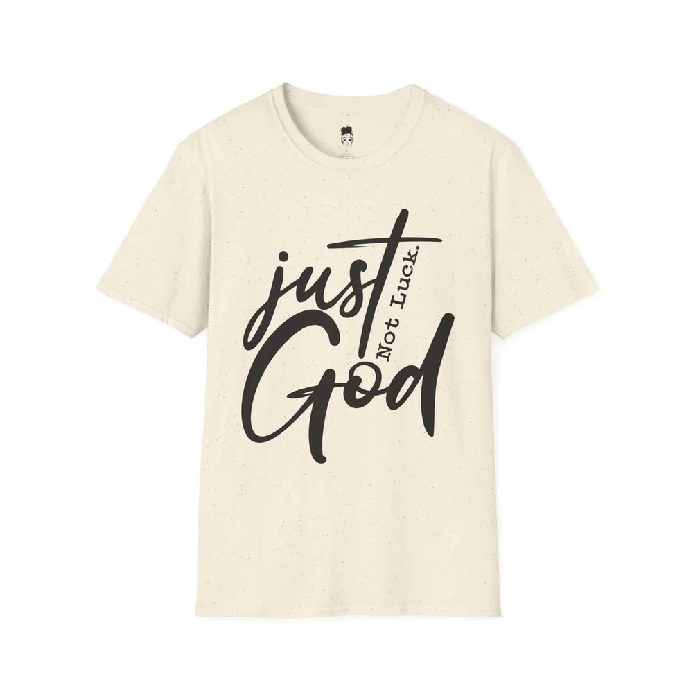 Just God Shirt Minimalist Christian Faith Tee Simple Religious Statement Shirt 0