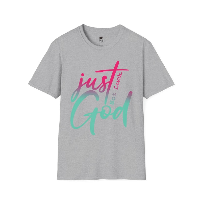 Just God Shirt Minimalist Christian Faith Tee Simple Religious Statement Shirt 3